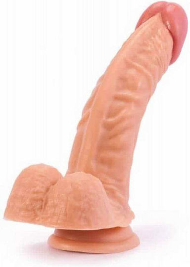 Lovetoy Real Extreme Dildo mit Hoden und Saugnapf Flesh 22cm