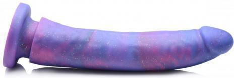 XR Magic Stick Silicone Dildo With Glitter Реалистично дилдо Със смукателна чашка Лилаво 20см
