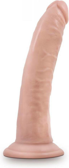 Dr. Skin Glass Dildo With Suction Cup Vanilla 19cm