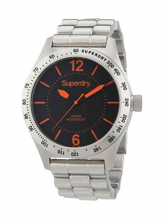 Superdry Battalion Uhr Batterie mit Metallarmband Superdry Battalion Uhr Batterie mit Metallarmband