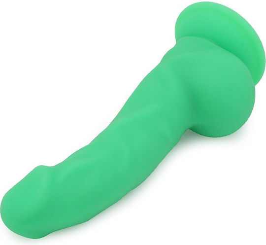 Chisa Novelties Carl.L Ρεαλιστικό Dildo με Όρχεις και Βεντούζα Green 32.6cm