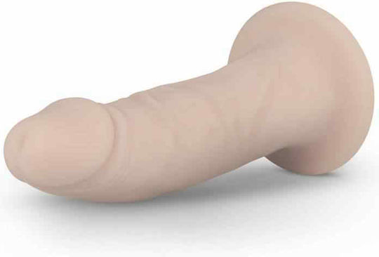 No Parts Alex Realistic Dildo Glass Dildo With Suction Cup Flesh 15cm