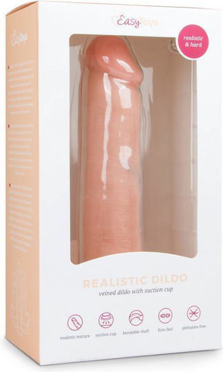 Easytoys Ρεαλιστικό Dildo με Βεντούζα Flesh 20.5cm