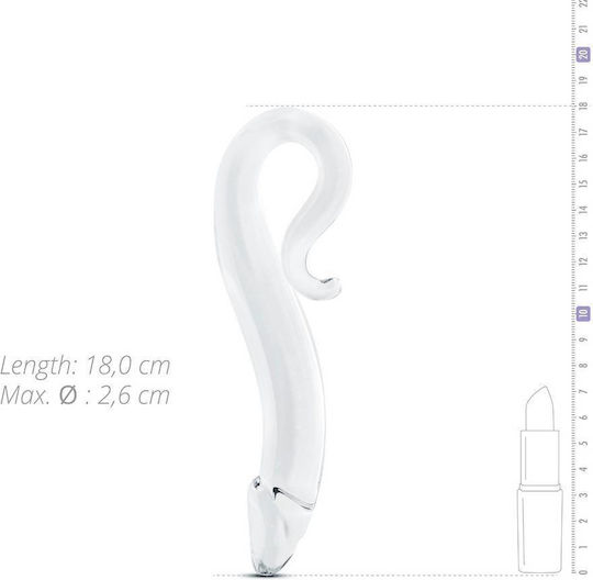 Gildo Glass Dildo No. 14 Glass Dildo Transparent 18cm