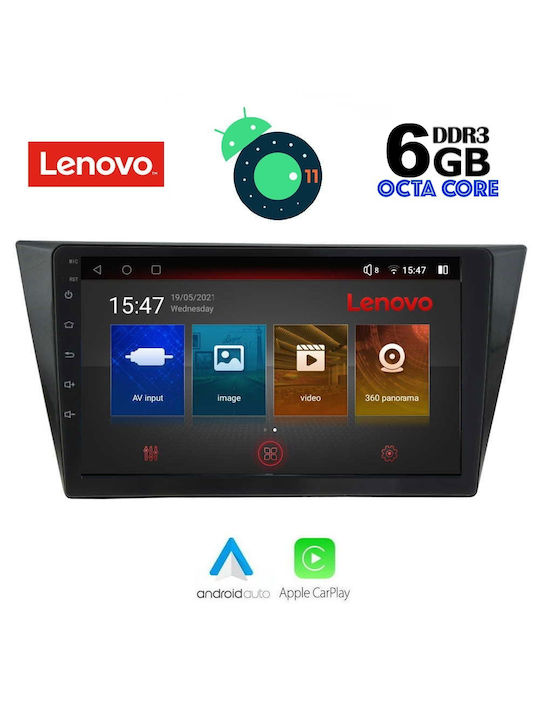 Lenovo Car Audio System for Volkswagen Tiguan 2016 with Clima (Bluetooth/USB/AUX/WiFi/GPS/CD) with Touch Screen 10"