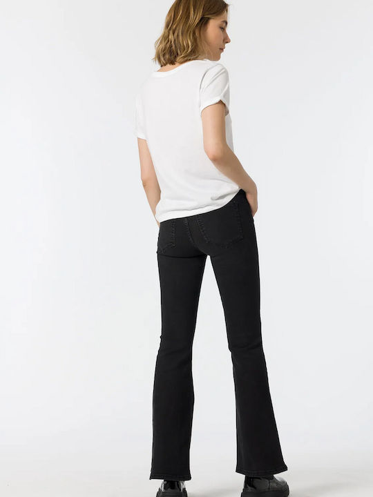 TIFFOSI ZOE FLARE JEANS NEGRU