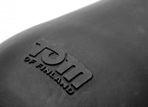 Tom of Finland Toms Inflatable Silicone Dildo Ρεαλιστικό Dildo Φουσκωτό με Βεντούζα Black 25cm