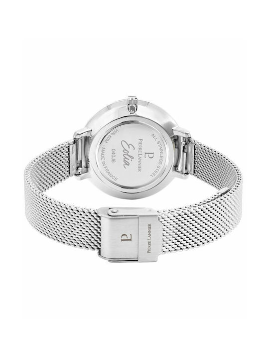 Pierre Lannier Uhr mit Silber Metallarmband