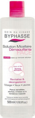 Byphasse Apă micelară Demachiant Micellar Make Up Remover pentru Piele Uscată 500ml