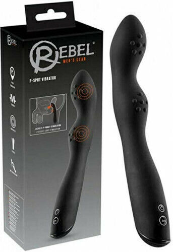 You2Toys Rebel P-Spot Анален вибратор Черен 23.5см