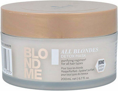 Schwarzkopf All Blondes Detox Haarmaske für Farbschutz 500ml