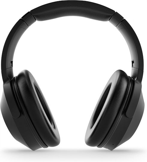 Energy Sistem BT Travel 6 ANC Wireless / Wired Over Ear Headphones with 16 hours of Operation and Quick Charge Black