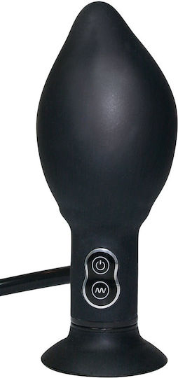 You2Toys Anal Plug with Vibration Black 10cm