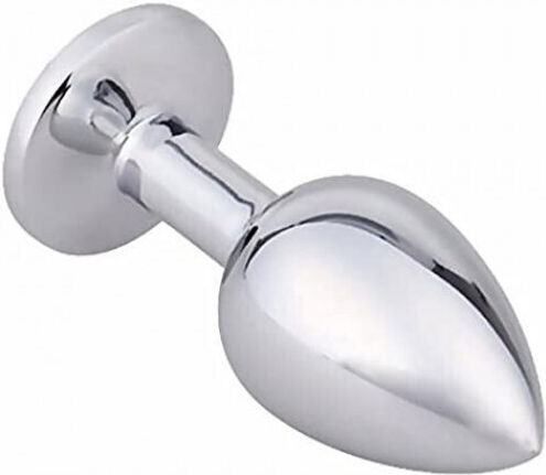 Naughty Toys Πρωκτική Σφήνα Large Ασημί