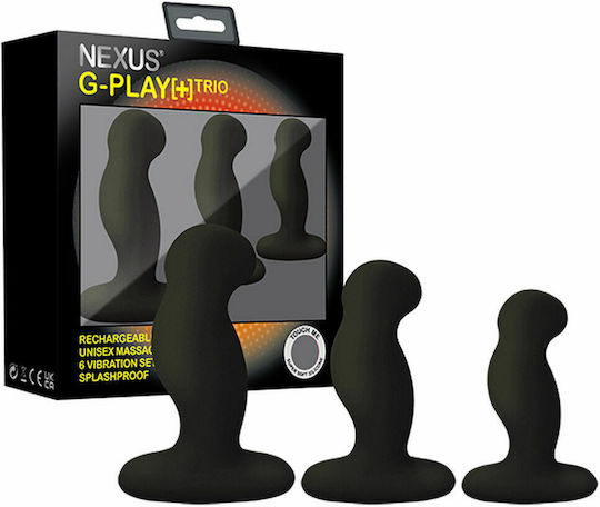 Nexus G-Play+ Trio Dopuri Anale cu vibrație Module Negre
