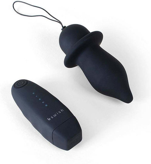 bswish Bfilled Classic Vibrating Plug Anal Vibrator with Wireless Functionality Black 10.1cm