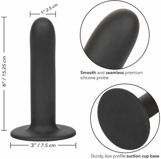Calexotics Boundless Silicone Smooth Probe Πρωκτικό Dildo Μαύρο 15cm