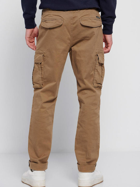 Trousers Cargo Elastic in Regular Fit Cigar