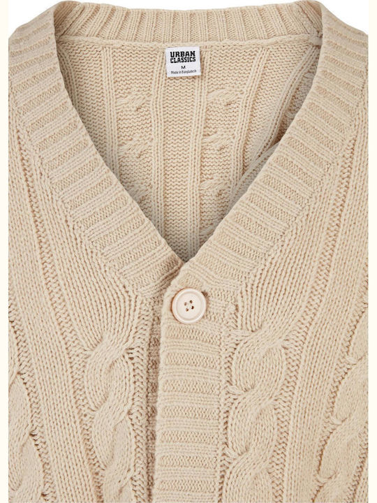 Cardigan Tricotat pentru Bărbați cu Nasturi Softseagrass