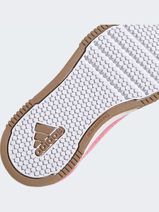 Tensaur Sport Training Hook and Loop Παιδικά Sneakers με Σκρατς Pulse Magenta / Beam Orange / Cloud White