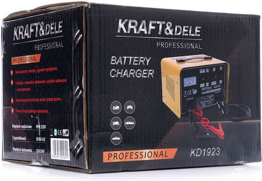 Kraft & Dele Φορτιστής Μπαταρίας Αυτοκινήτου & Φορτηγού 12/24V 30A