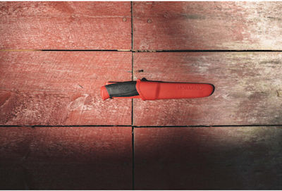 Morakniv Companion Dala Knife Red with Blade made of Stainless Steel in Sheath