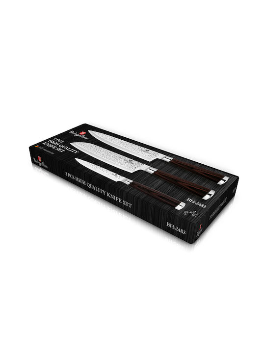 Berlinger Haus Primal Gloss Collection Knife Set of Stainless Steel BH-2483 3pcs