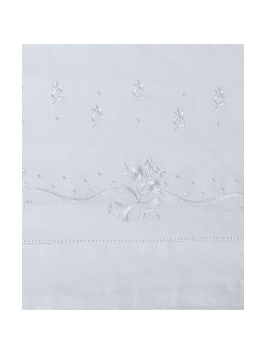 Silk Fashion 050 Σετ Μαξιλαροθήκες με Φάσα Λευκό 46x70εκ.