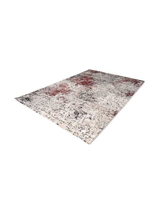 Polcarpet 4001 Set Modern Schlafzimmer-Teppichsets Synthetisch Black / Cream / Red 3Stück