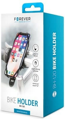 Forever Bicycle Holder for Mobile Phone Black/Grey
