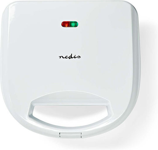 Nedis Sandwich Maker for for 2 Sandwiches Sandwiches 700W White