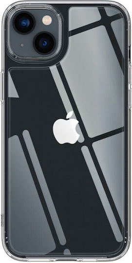 Spigen Quartz Hybrid Back Cover Tempered Glass / Σιλικόνης Διάφανο (iPhone 14 Plus)
