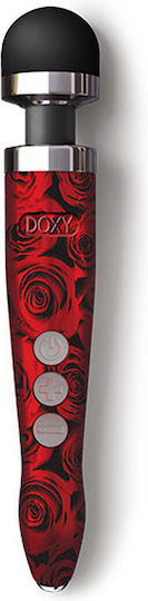Doxy Cast 3R Vibrator Massage Wand-Massagegerät 28cm Rose Pattern