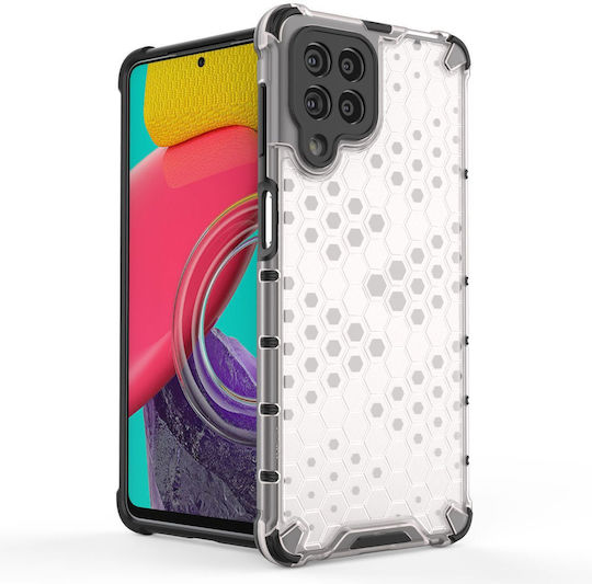 Hurtel Honeycomb Back Cover Silicone Transparent (Galaxy M53 5G)