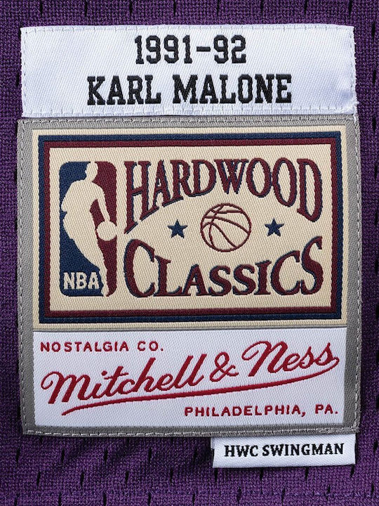 Herren Basketball Trikot Utah Jazz Karl Malone