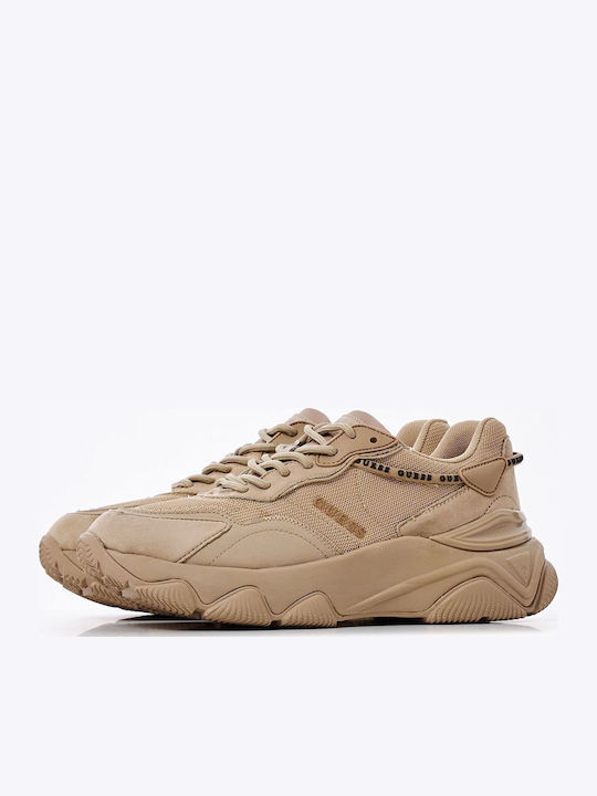 Micola Γυναικεία Chunky Sneakers Μπεζ