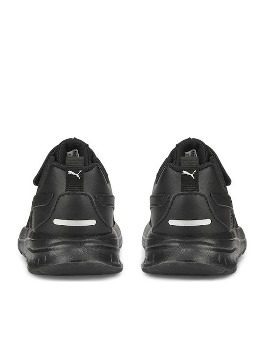 Evolve Waterproof Kids Sports Shoes Running with Hoop & Loop Closure Black