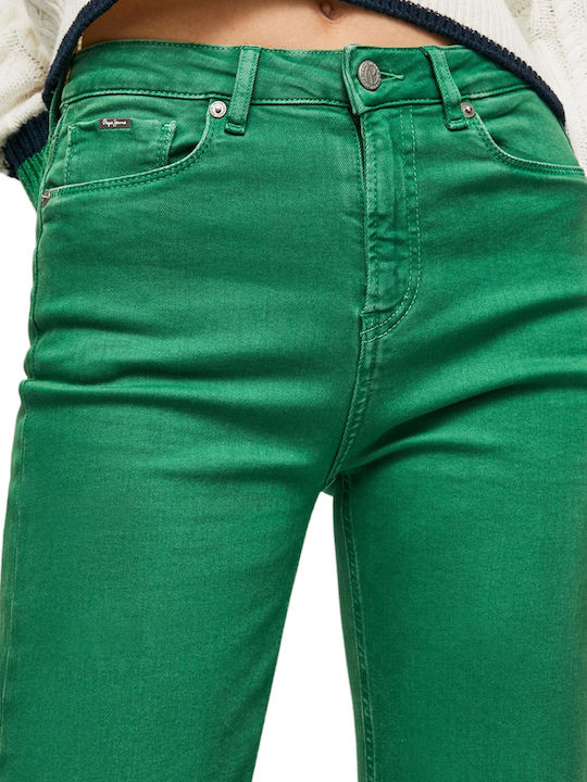 Willa Women's Jean Trousers Flared Green
