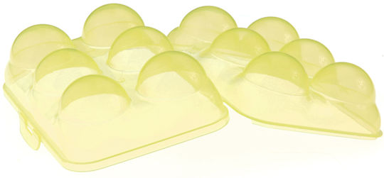 Viosarp Fridge Egg Holder For 6 Eggs 14x9x6cm