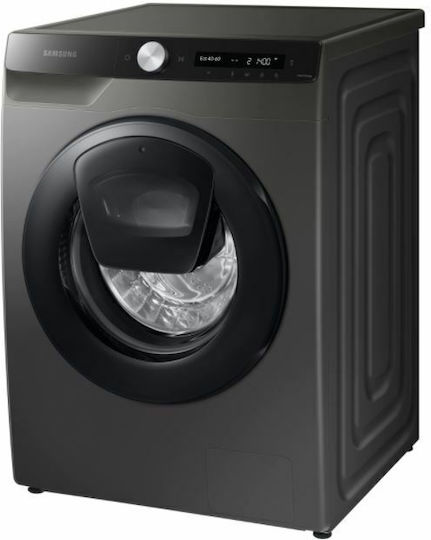 Samsung Mașină de Spălat Rufe 9kg cu Tehnologie cu Abur 1400 Rotiri Ecobubble Negru WW90T554DAX/S7