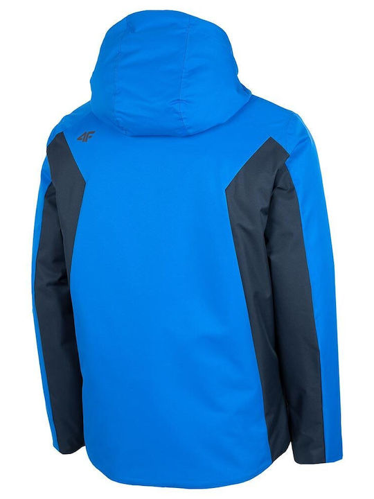 4F Men's Ski & Snowboard Jacket Blue H4Z22-KUMN002-36S