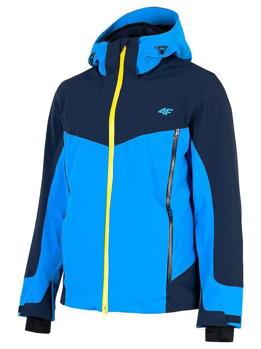 4F H4Z22-KUMN013-30S Männer Jacke aus für Ski & Snowboard Blau