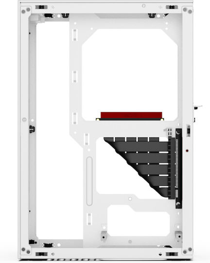 Ssupd Meshlicious Full Mesh Mini Tower Κουτί Υπολογιστή Λευκό
