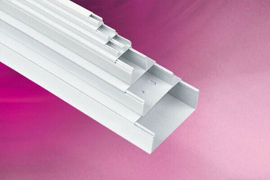 Viokar Канал за Кабели от Пластмаса 60x40mm Бял 2м