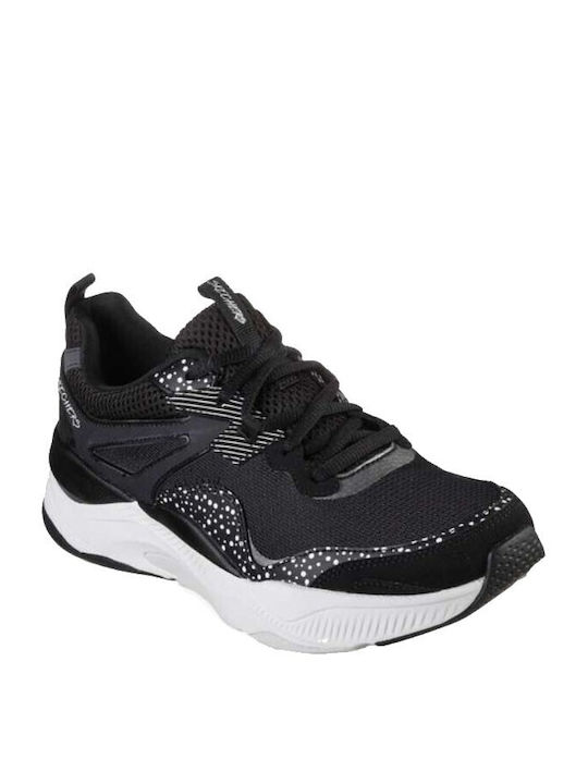 Skechers Mira-Big Praise Γυναικεία Chunky Sneakers Μαύρα