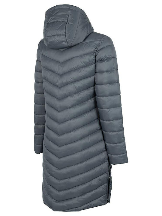 Women's for Hiking Short Puffer Jacket for Winter Blue