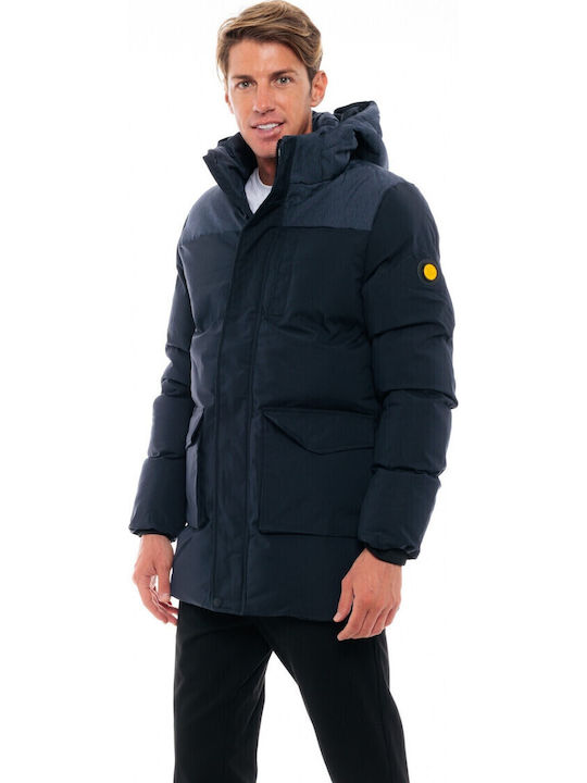 Winter Jacke Puffer Marineblau