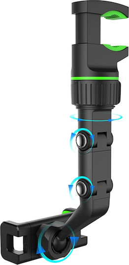 Hurtel Suport Auto pentru Telefon cu cârlige reglabile Black/Green