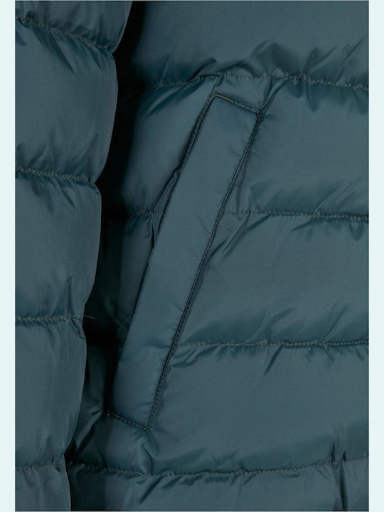 Bubble Χειμωνιάτικο Μπουφάν Puffer Bottlegreen