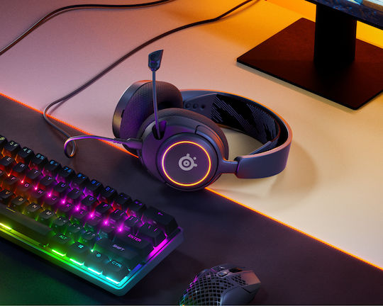 SteelSeries Arctis Nova 3 Over Ear Gaming Headset με σύνδεση 3.5mm / USB
